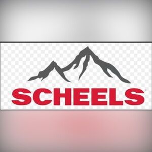 Unisex Gray/Black/Red Port & Co  / Scheels outdoor adventure crewneck, size L